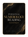 Personal Numerology Reading